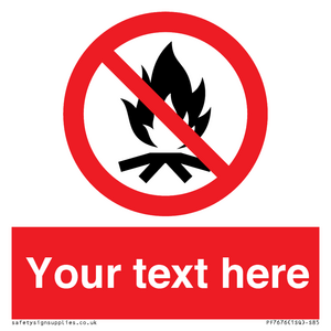 Custom prohibition No campfire